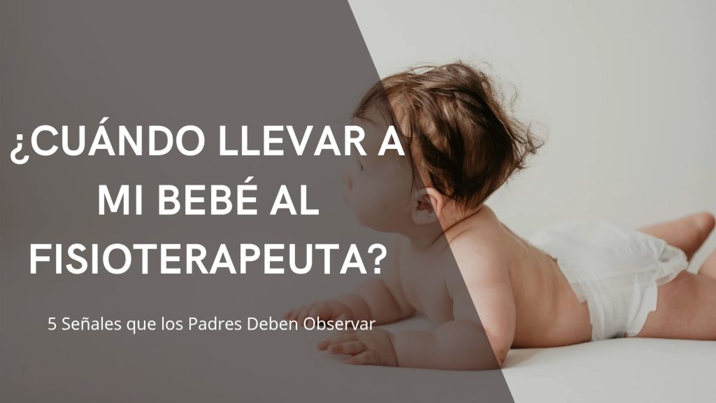 Fisioterapeuta en Guadalajara realizando una sesión de fisioterapia pediátrica con un bebé para estimular su desarrollo motor y prevenir asimetrías.