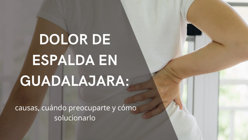 Paciente con dolor de espalda recibiendo tratamiento en centro de rehabilitación para la columna en Guadalajara